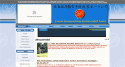 Desktop Screenshot of karatenskf.pl