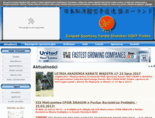 Tablet Screenshot of karatenskf.pl